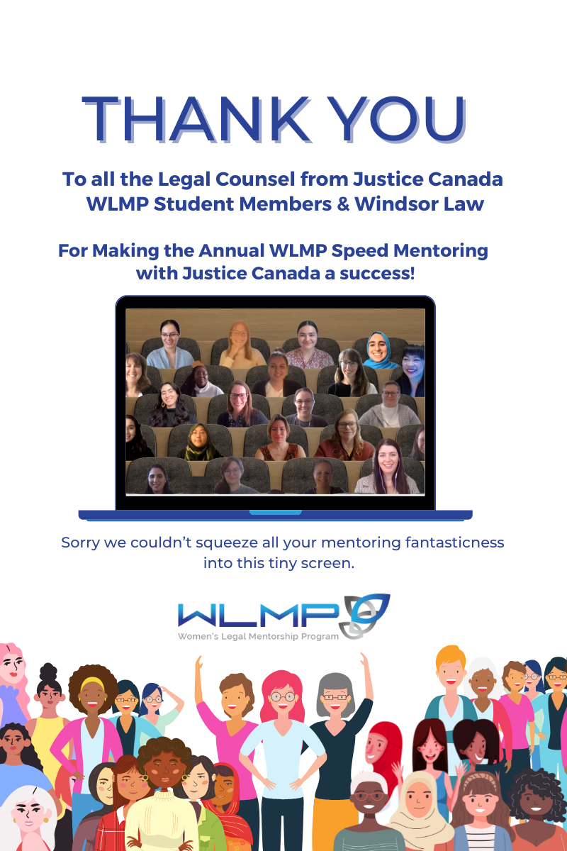 Blog graphic for Annual WLMP Speed Mentoring Thank you