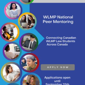 Poster for WLMP National Peer Mentoring Program