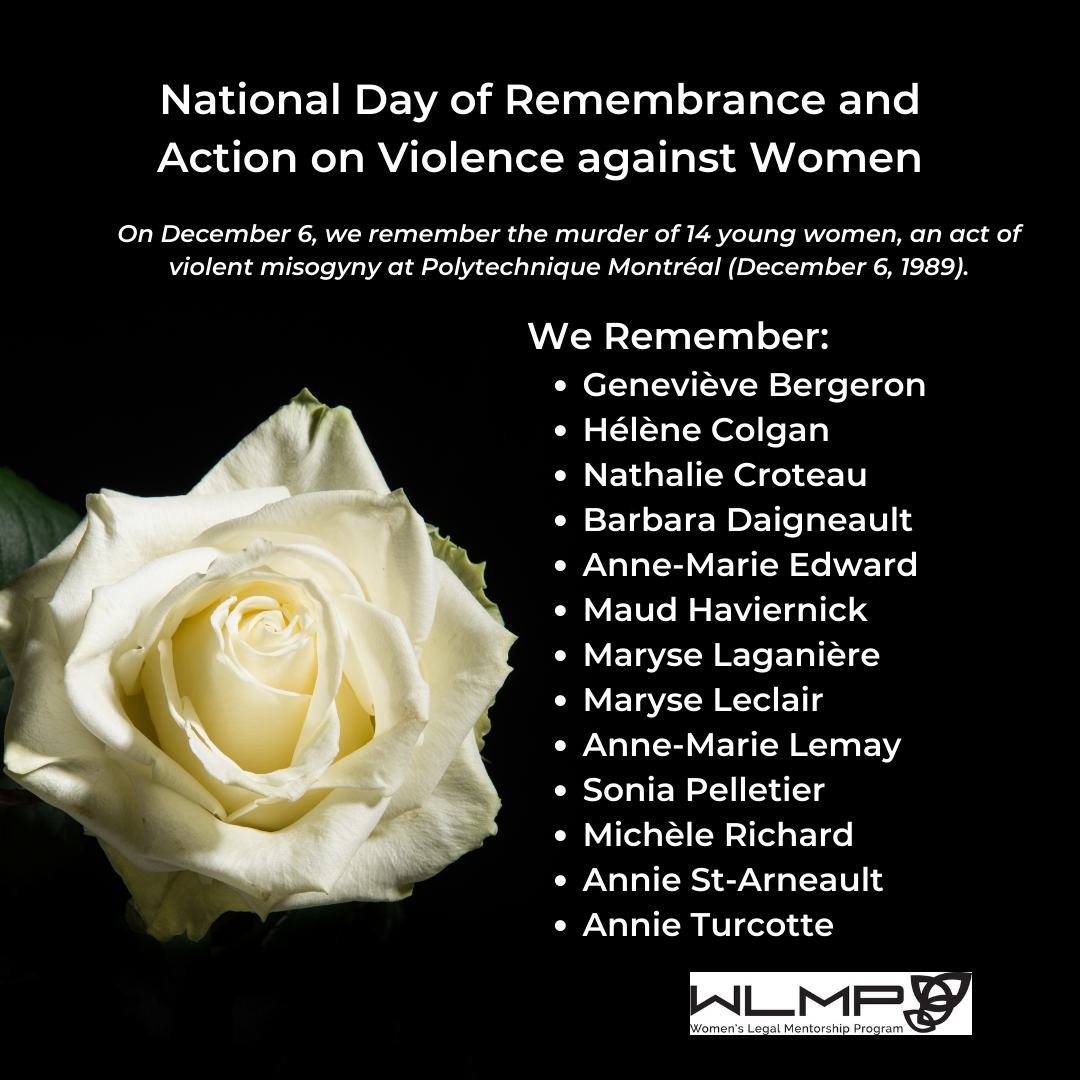 WLMP December 6th Day of Rememberance