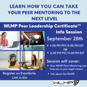 poster for WLMP September 28th info session